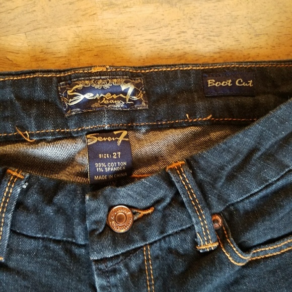 Seven7 Dark Wash Jeans - Picture 4 of 4